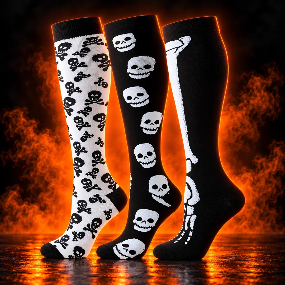 ErgiloSpooky - Kusligt bekväma stödstrumpor