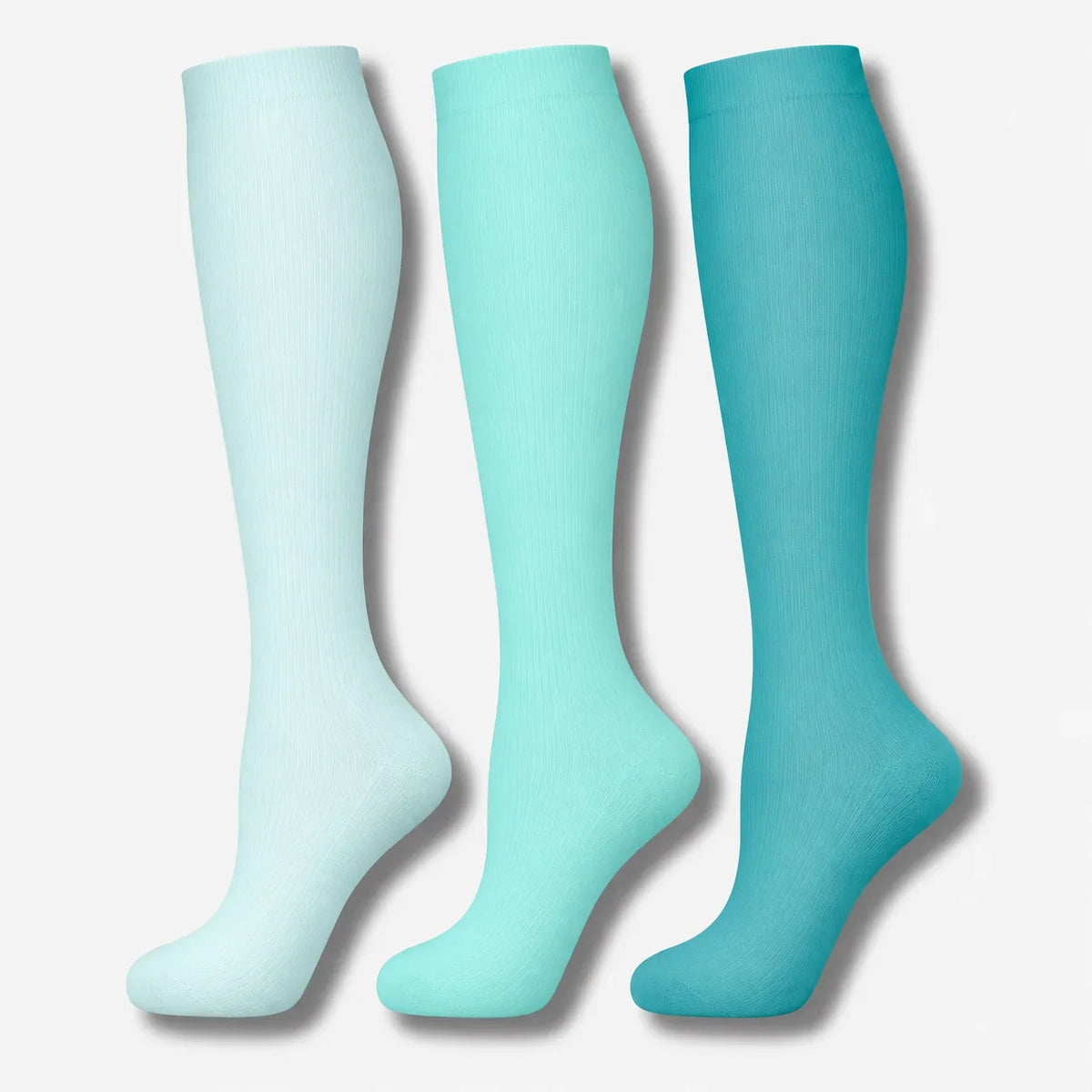 ErgiloJoy - 3-pack mönstrade stödstrumpor