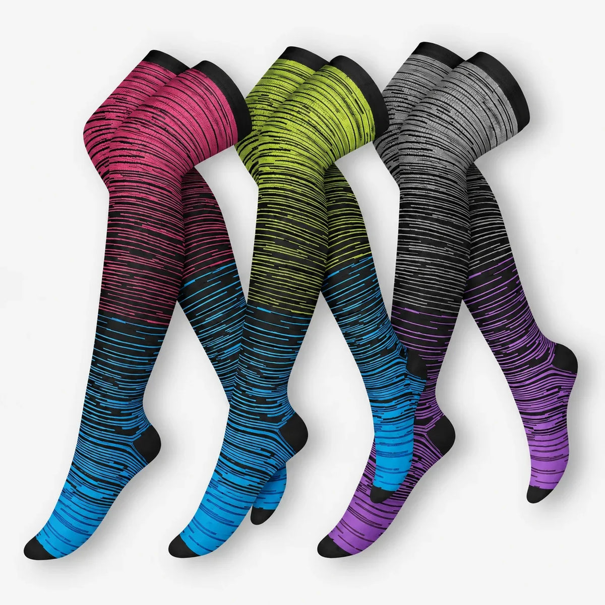 ErgiloStocking 3-pack - Overknee kompressionsstrumpor
