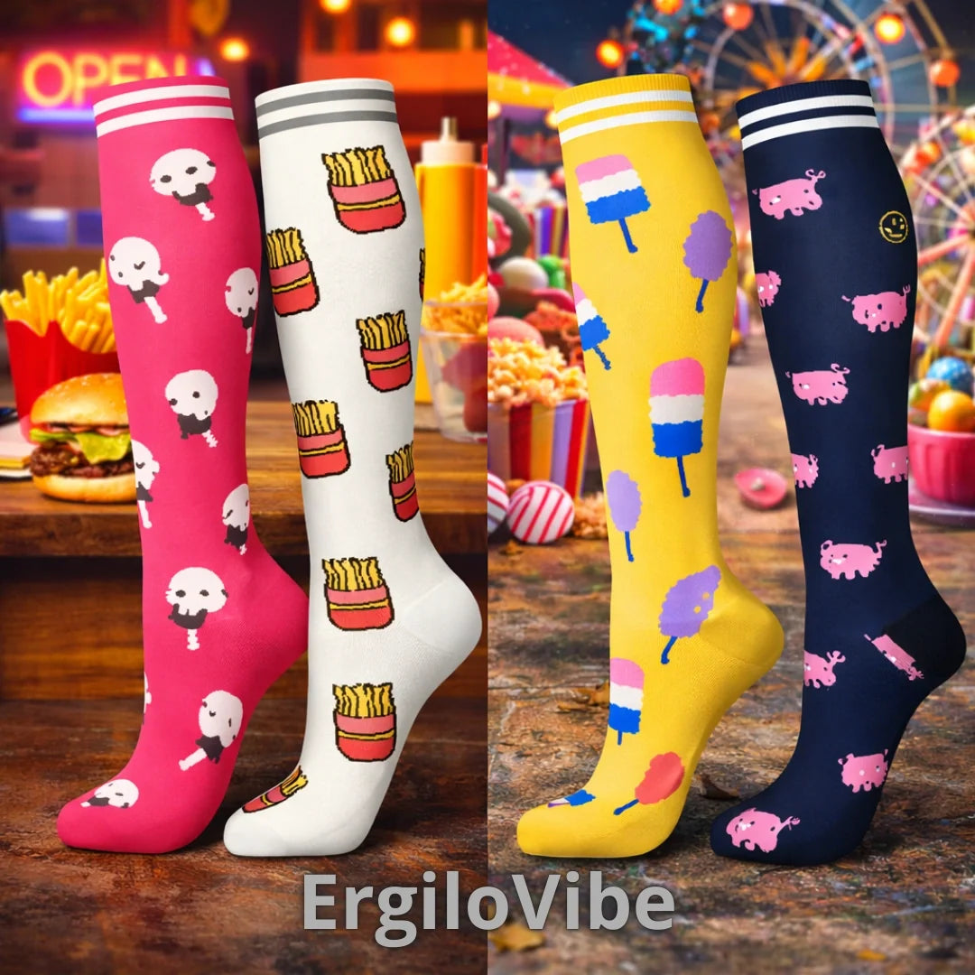 ErgiloVibe - 2-pack stödstrumpor
